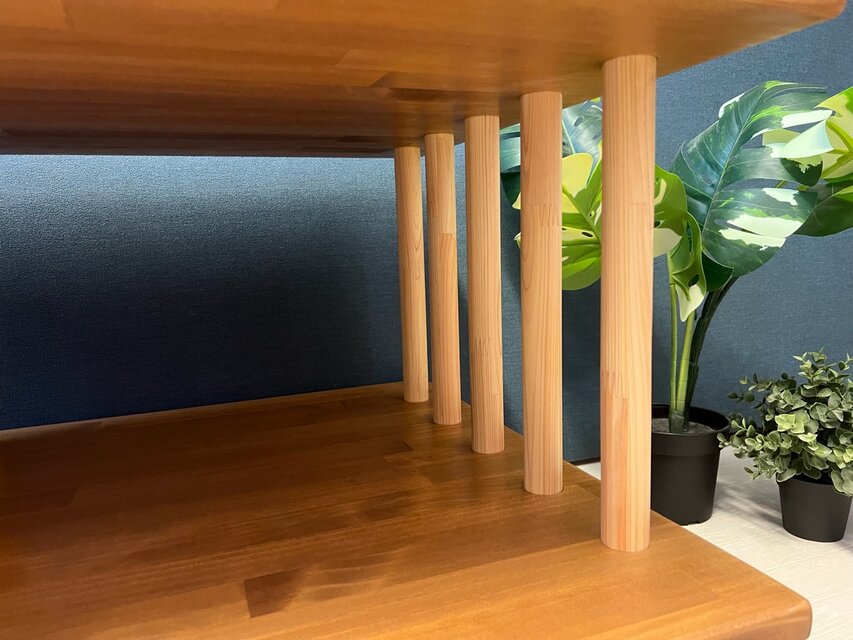 送料無料】 ローテーブル アシンメトリー 収納付 モダン調 90cm 60cm