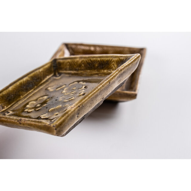 江戸時代金蘭出深皿2枚セット 江戸時代金蘭出深皿2枚セット 江戸時代金蘭出深皿2