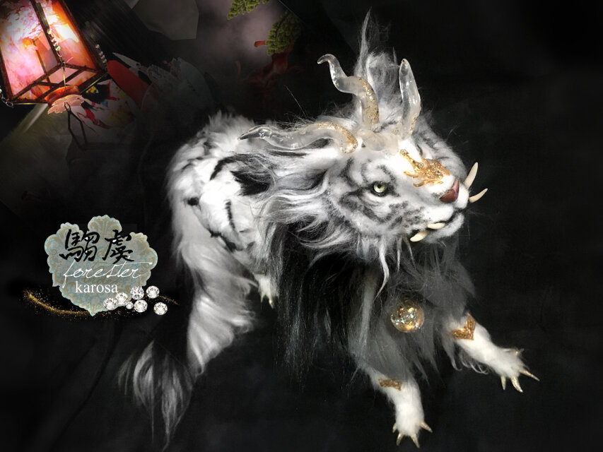 いぬごろう✨ハンドメイドのモンスターちゃん　2体　アートドール ハンドメイドのモンスターちゃん✨アートドール