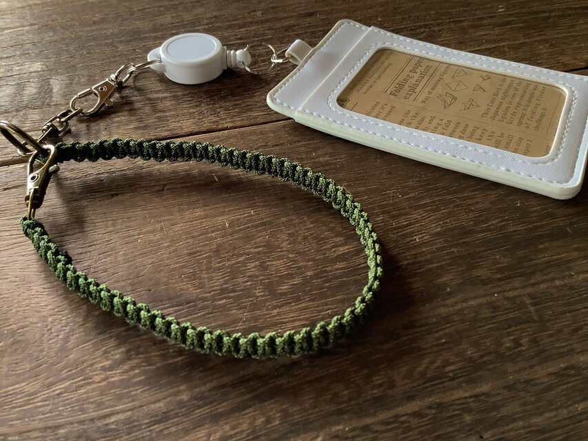 *Always* マクラメ編みのストラップ(グリーン)