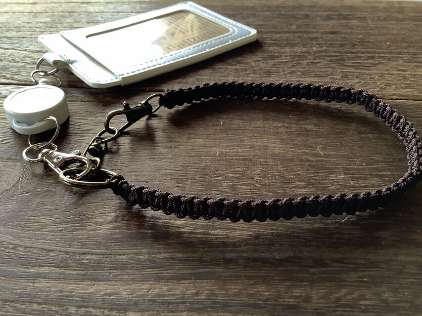 *Always* マクラメ編みのストラップ(ブラウン)