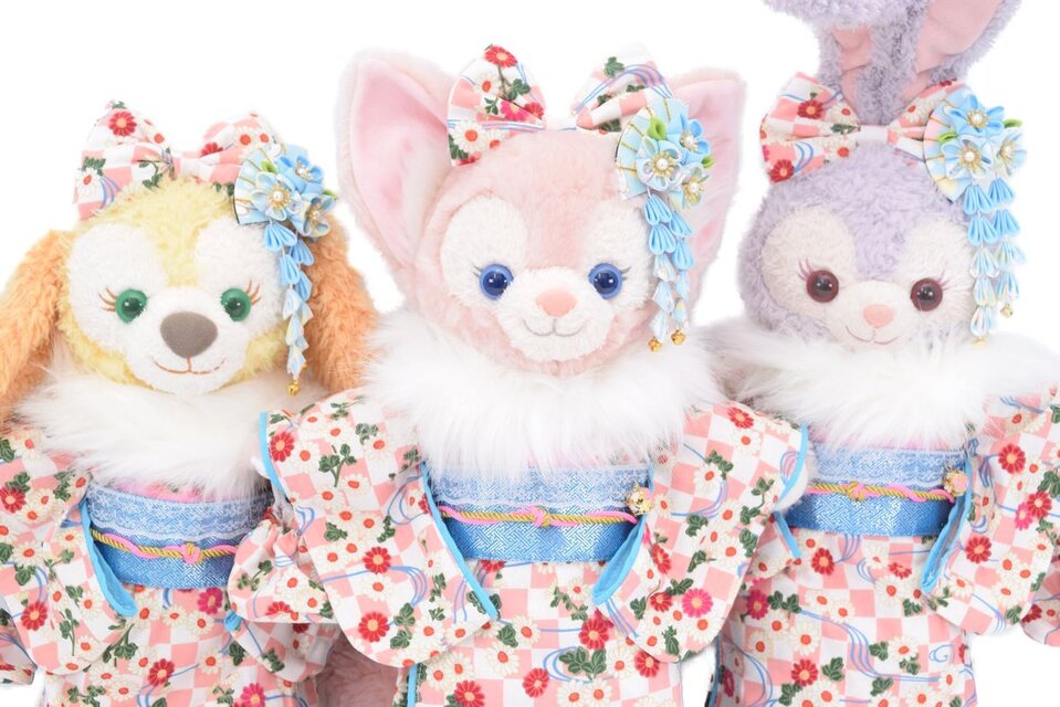 ★ステラルーSコスチューム★ファーケープ付き着物・金襴帯セット★紫・ピンク★お正月・成人式・和装ウエディング★ハンドメイド★