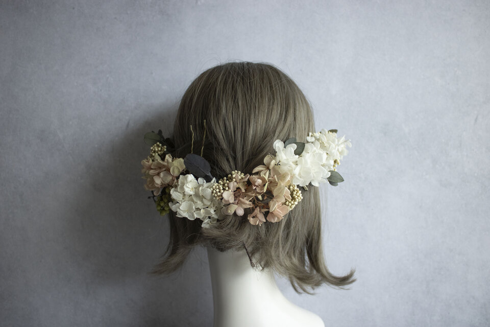 アンティークあじさいのヘッドドレスⅡ