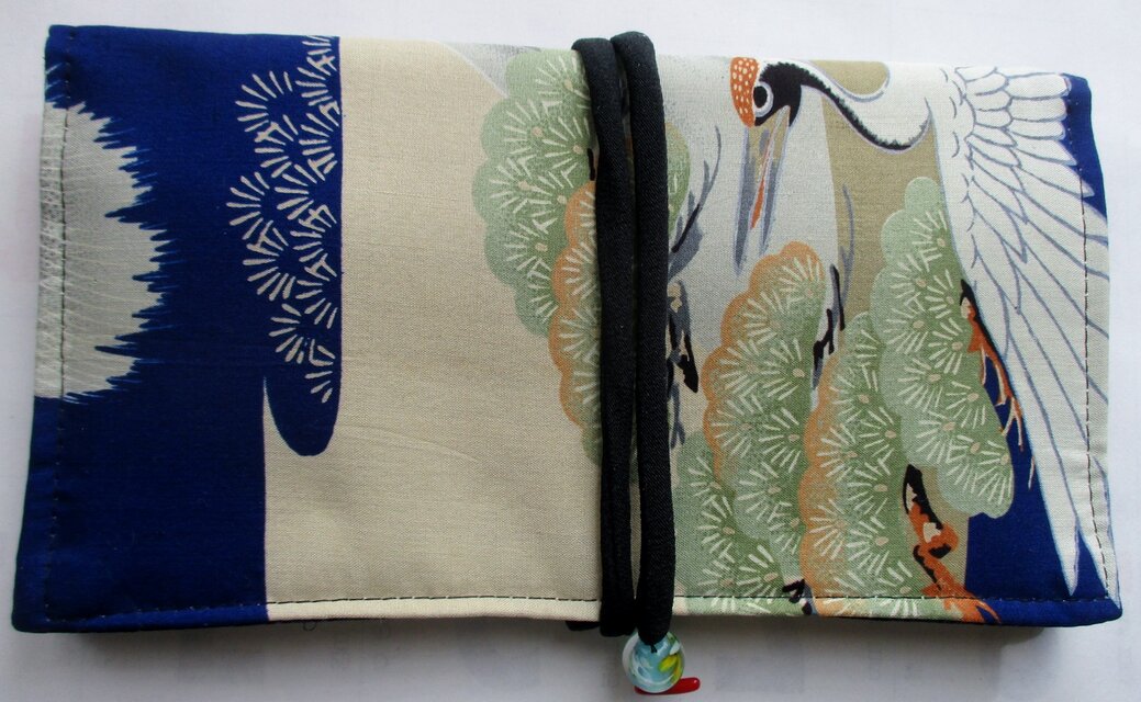 ８４２２　お宮参り着で作った和風財布・ポーチ＃送料無料