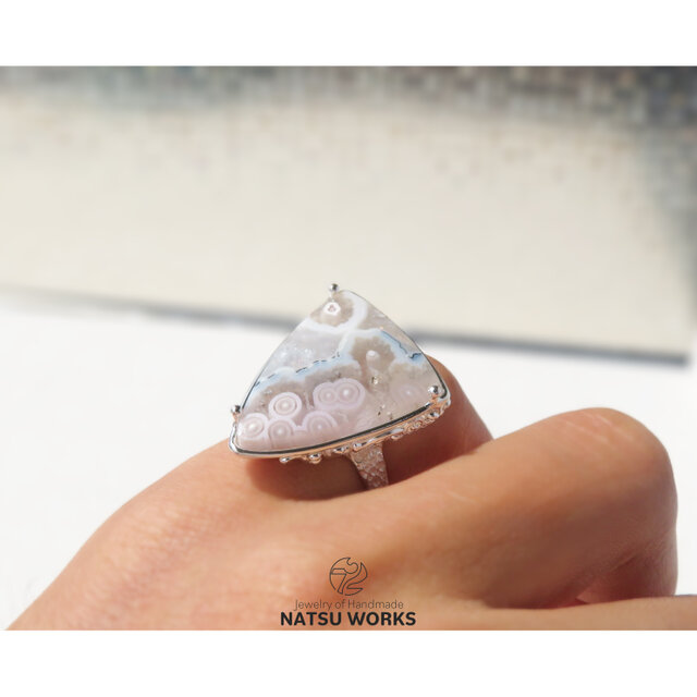 チューブアゲート リング / Tube Agate Ring | iichi 日々の暮らしを