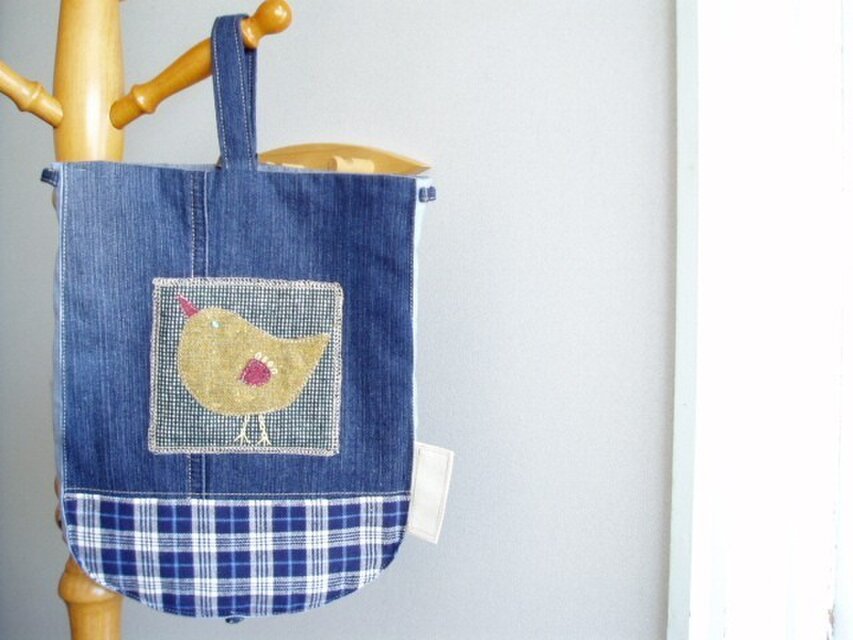 【参考商品】こども３ＷＡＹシューズバッグ～鳥さんとおうち～