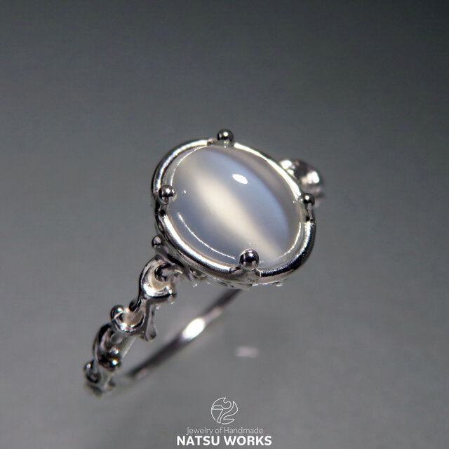 h様 スターサファイア 19号 キャッツアイムーンストーン 17号 リング キャッツアイ ムーンストーン リング / Cat Eye Moonstone Ring 0