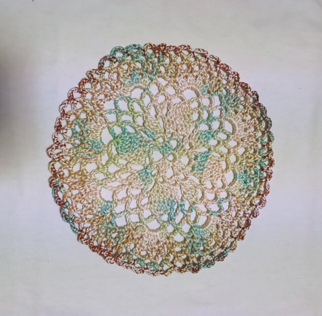 レース編みミニドイリー＊一点もの