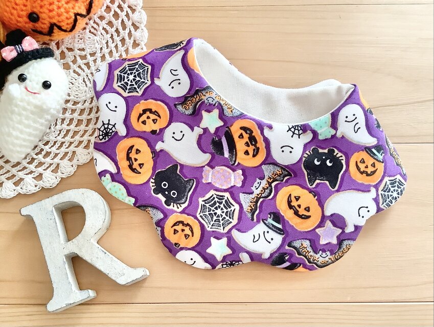 ハロウィン♪オーガニック♪ふわふわやわらかスタイ♪