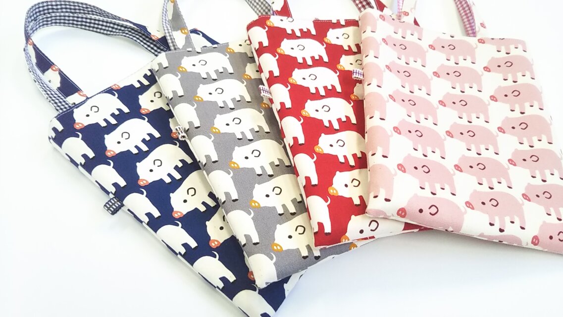 小さな手提げ ⑧ 20×25cm コットン | iichi 日々の暮らしを心地よく
