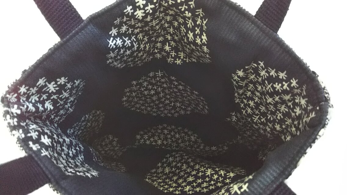 小さな手提げ ⑫ 20×25cm ツイード | iichi 日々の暮らしを心地よく