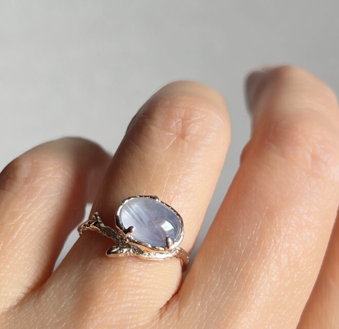 スターサファイア リング / k10 | iichi 日々の暮らしを心地よくする