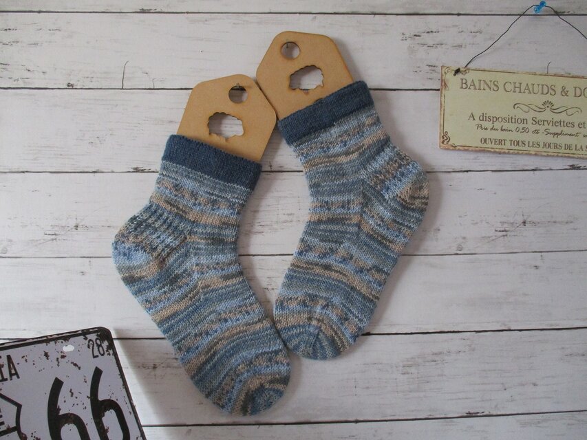 　冷え取りソックス ショートタイプ　Opal Holidays 11247 & Tweed