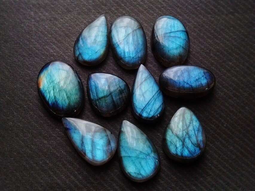 ラブラドライト 10個セット　ルース 29