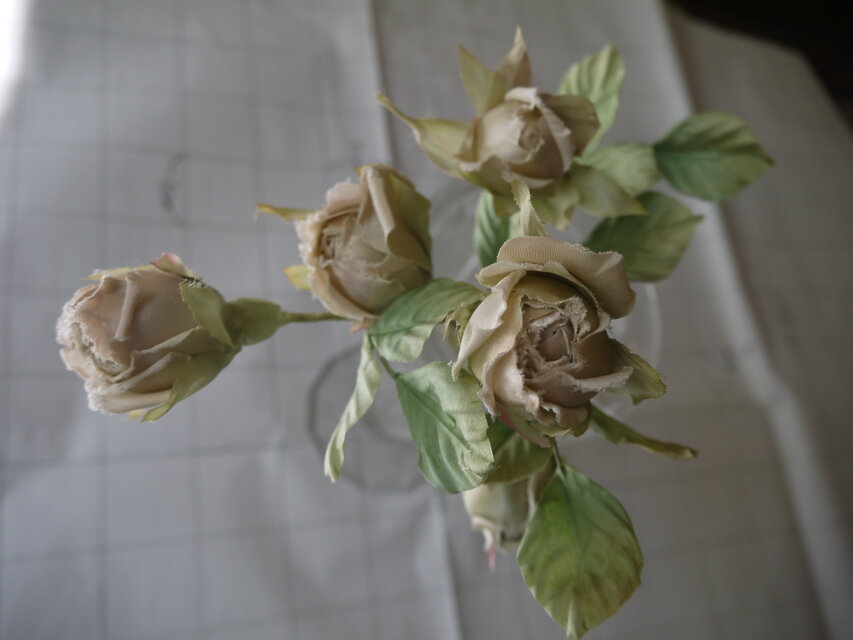 淡いピンクの蕾