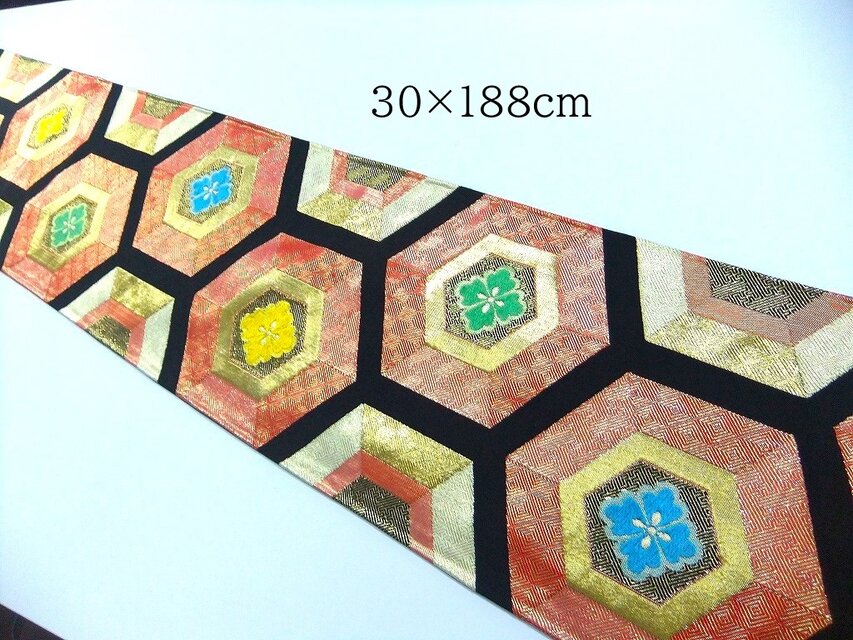 ろはす畑ママ様オーダー専用 タペストリー&テーブルランナースリム 帯リメイク ろはす畑ママ様オーダー専用 タペストリー&テーブルランナー