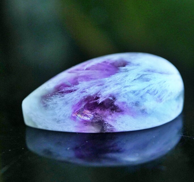 大粒 大きな羽根☆エンジェルフェザーフローライト s1469