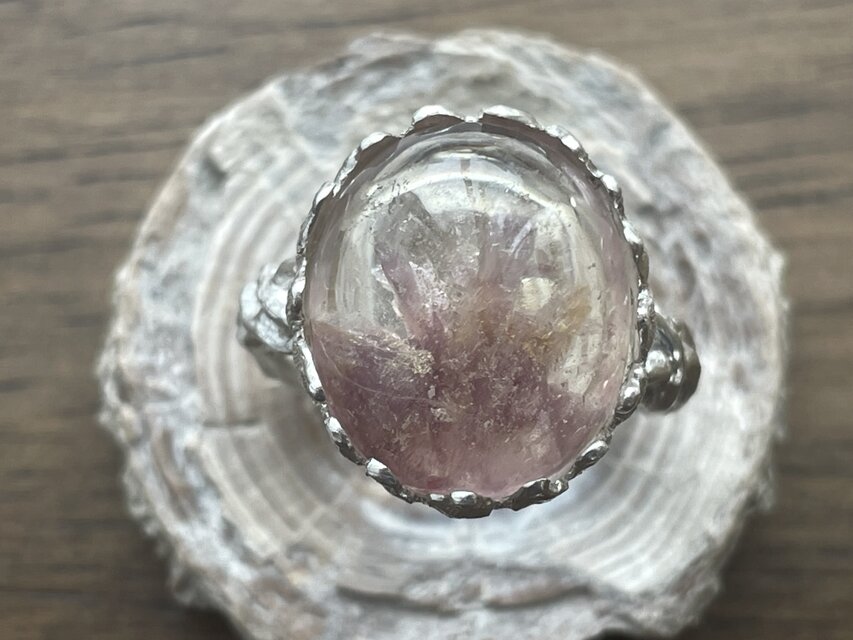 石の花レピドライドインクォーツリング | iichi 日々の暮らしを