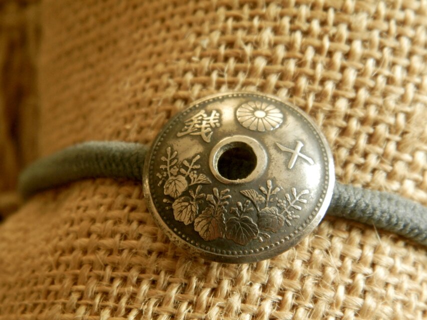 ＃H15  大日本帝国 Coin Hair Elastic