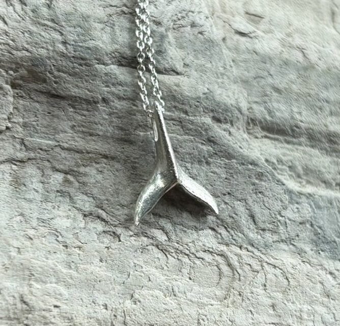 クジラのしっぽ◇鯨の尻尾◇シルバーペンダント◇Whale's tail Silve Pendant