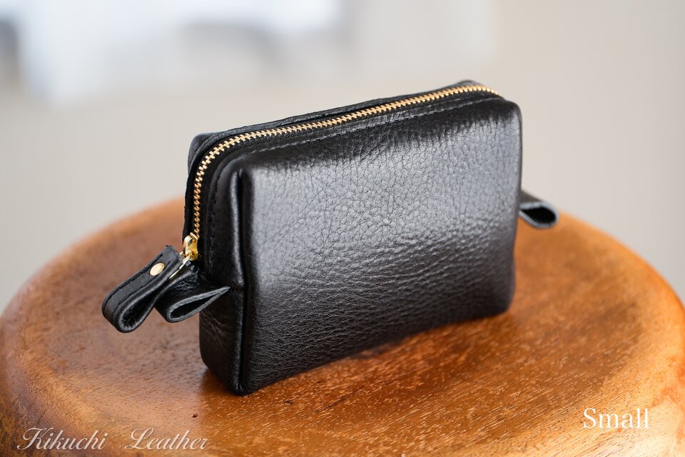 《GINO》ボックスファスナーポーチ（for Camera & Gadget）《3colors》Sサイズ