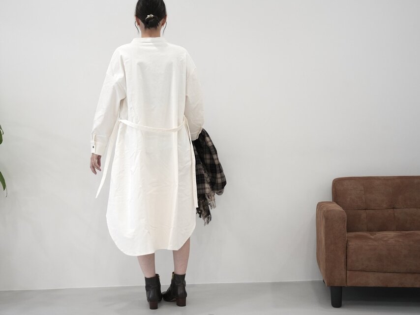 冬の定番に！細コーデュロイワンピース ホワイト No.143 | iichi 日々