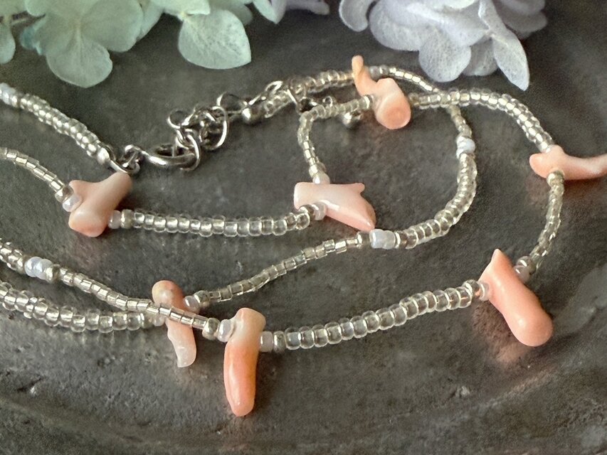 天然 枝珊瑚ネックレス 赤珊瑚 天然 枝 ペンダント ネックレス 無染色 地中海紅珊瑚