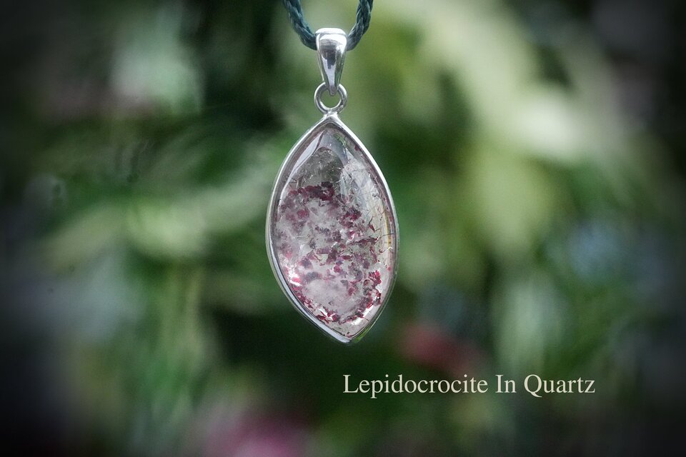 赤い流星☆レピドクロサイト マクラメネックレス2059 | iichi