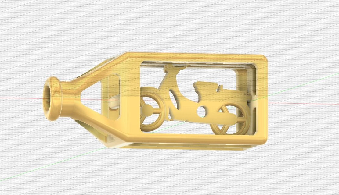 バイクガレージ 歴代の記憶」オーダーメイドボトル型ネックレス