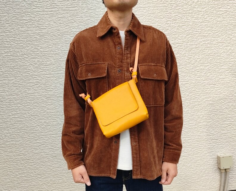 イタリアンレザー】ポストマンのメールバッグ(ショルダーバッグ/ミニ