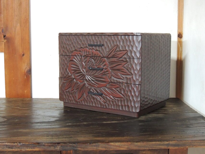 鎌倉彫り　4段 引き出し 楽天市場】鎌倉彫 引き出しの通販