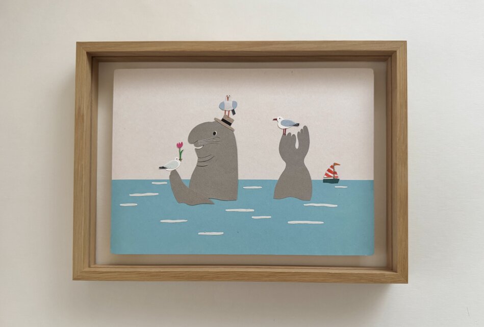 「みなみぞうあざらし」原画　