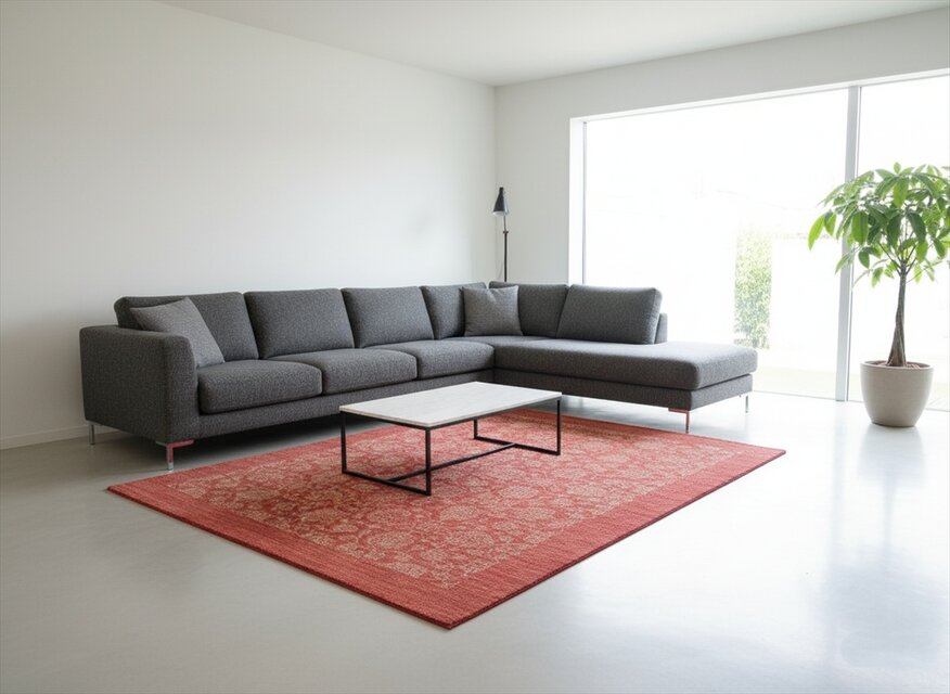 夏は涼しく冬は暖かい天然無染めラグ ガゼニラハット 肌触りが気持ちい　250x198cm　D813