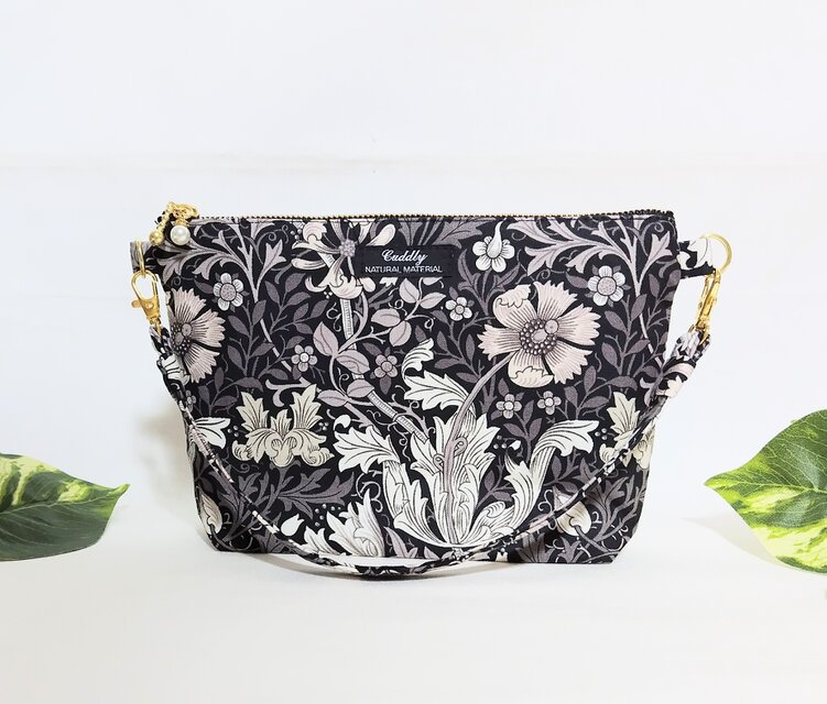 モリスのコンプトン2Wayポーチ(ブラック）