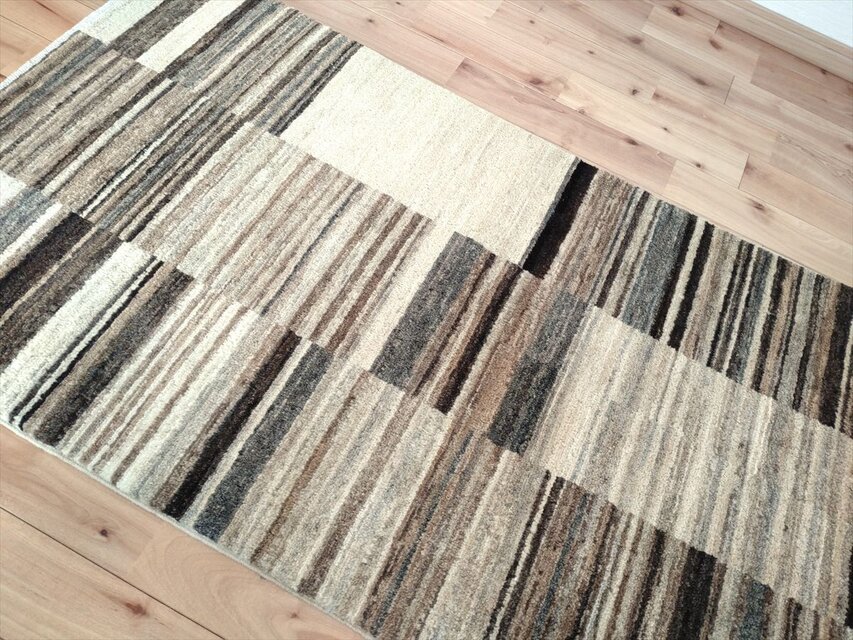 天然ラグ　ガゼニラハット　リビング　201×140 ザクロの木　実　タイル 天然ラグ ガゼニラハット リビング 201×140 ザクロの木 実 タイル 天然