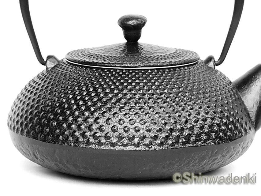 お取り寄せ】南部鉄器 ティーポット 急須 ギフトセット 霰 黒 日本製