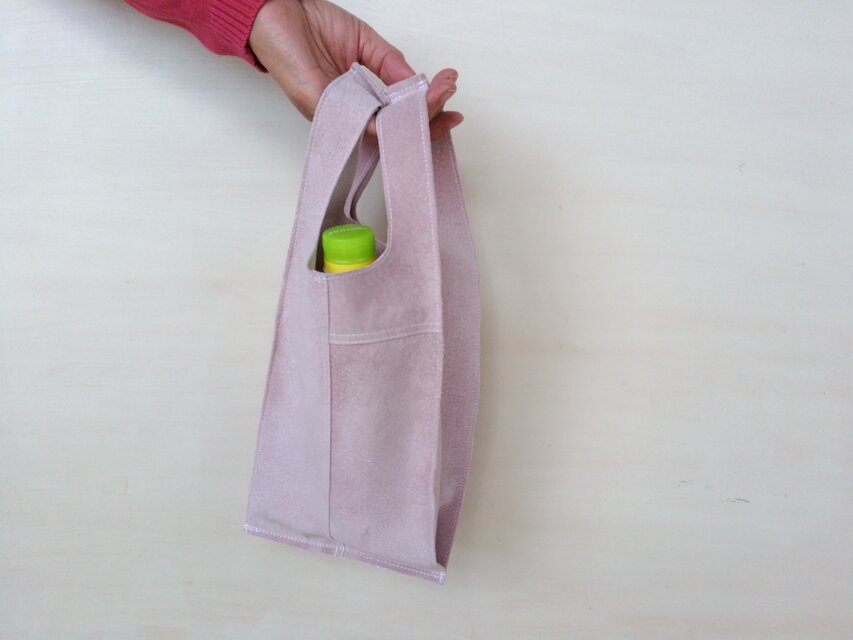 ☆リニューアル 送料無料☆ ちょっと贅沢な毎日のエコバッグ 6p (S) ライトピンク