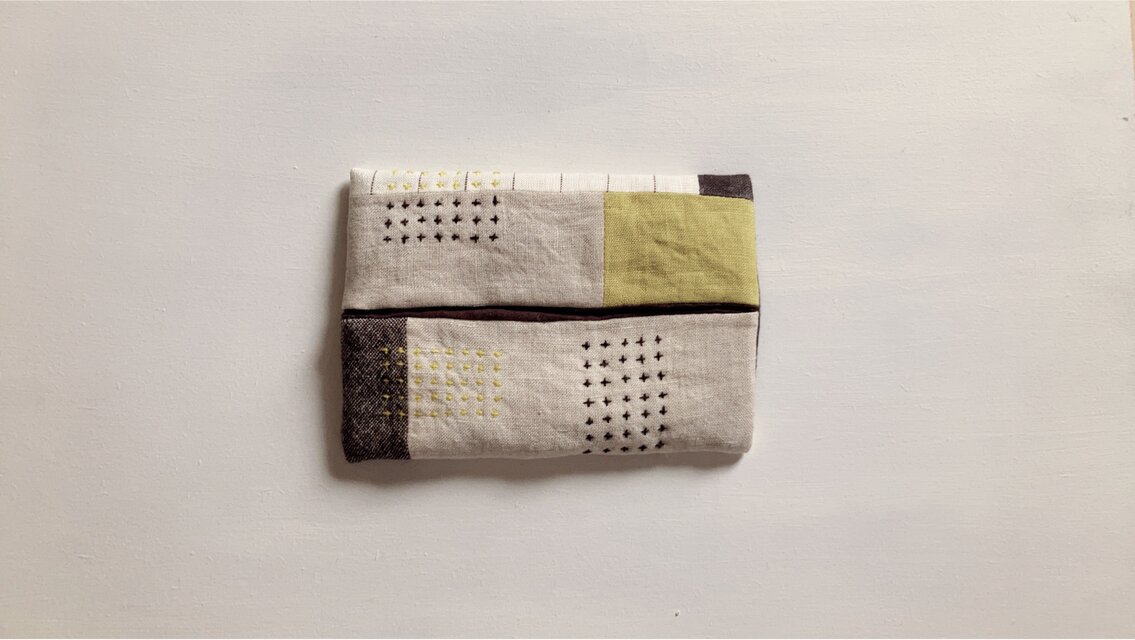 ポケットティッシュカバー　brown