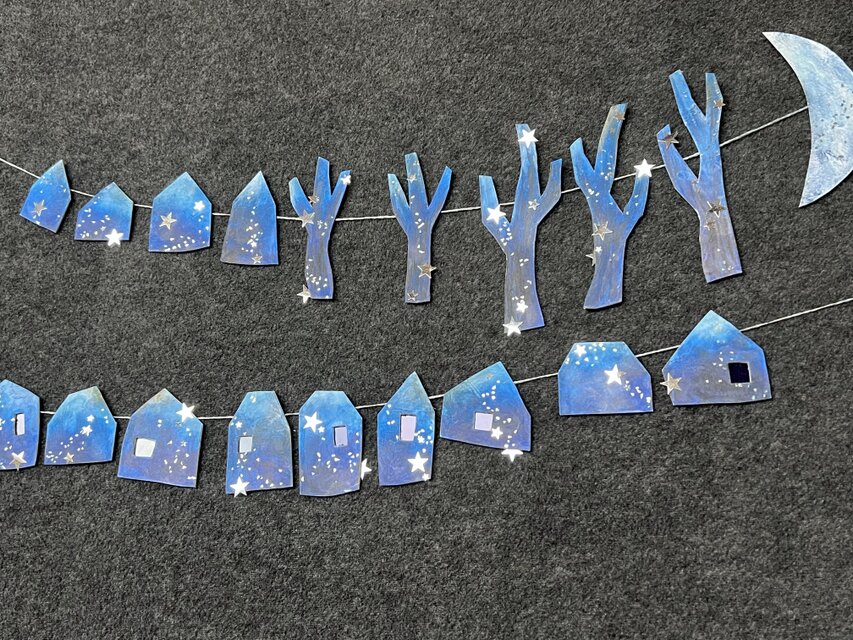 星の町のガーランド | iichi 日々の暮らしを心地よくするハンドメイド