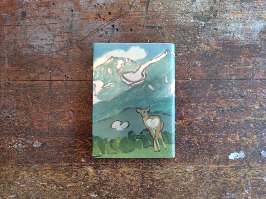 絵本なブックカバー『大雪山』