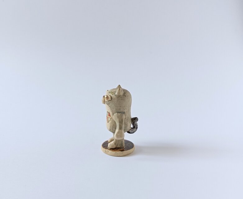 猫と象の陶器フィギュア3点セット スーホルム 廃絶 猫と象の陶器