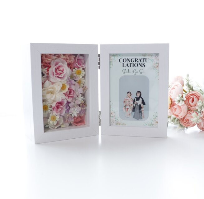 彩り フォトフレームS版　フェアリーピンク 七五三