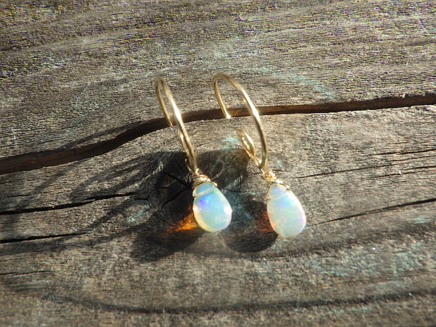 10月誕生石【宝石質】*14kgf*Swirl and Opal プレシャスオパールの