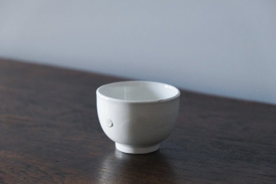 Gien ジアン プチ ボウル 白陶器 フランス アンティーク 0502350