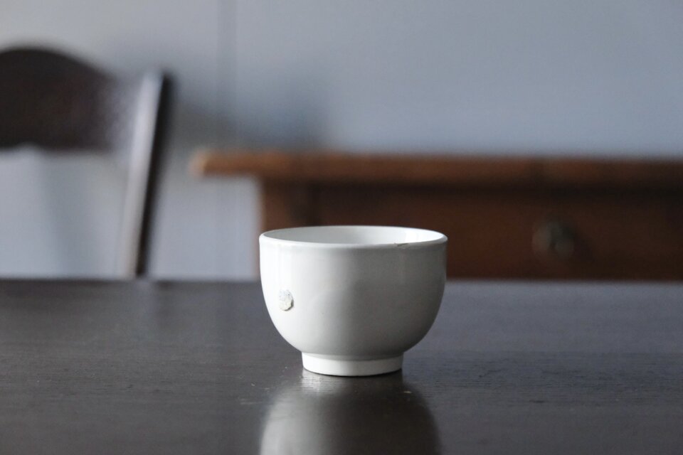 Gien ジアン プチ ボウル 白陶器 フランス アンティーク 0502350