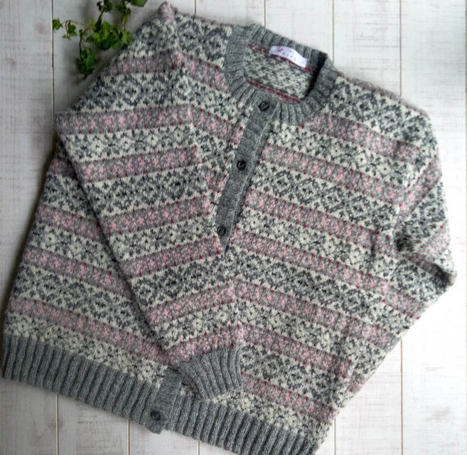 フェアイル　カーディガン　S