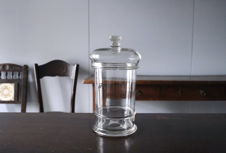 フランスアンティーク 持ち手付きポット コンフィチュールポット 保存