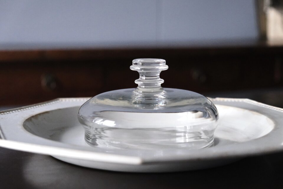 希少　フランス　アンティーク　ジャルディニエール　陶器製　蓋付き z184.C_dai.jpg