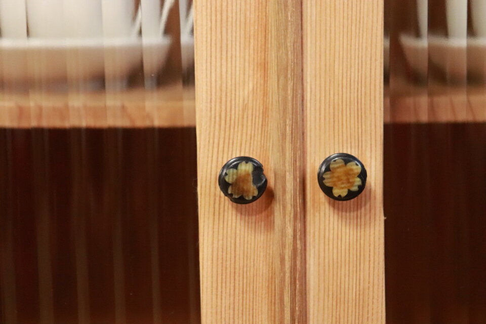 №085 ガラス戸棚 食器棚 飾り棚 陳列棚 アンティーク家具 古道具 54977