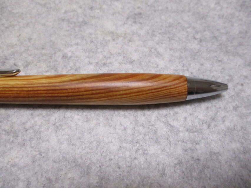 178肥松　木製シャーペン　ダブルR溝付き　ステンレス　根の部分から木取り 木のシャープペンシル – 野原工芸オンラインストア 178肥松 木製